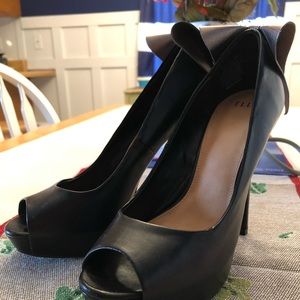 Stileto Peep Toe Platforms